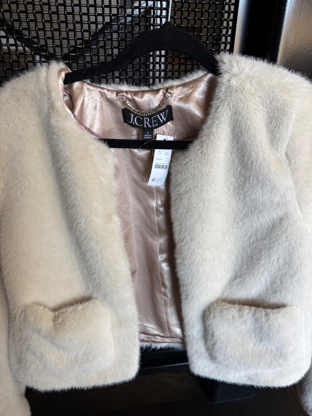 J Crew Faux Fur Jacket